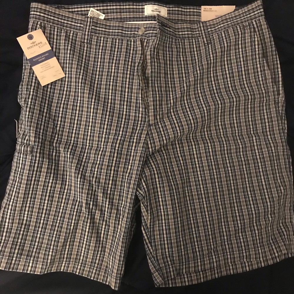 Dockers plaid shorts new w/tags